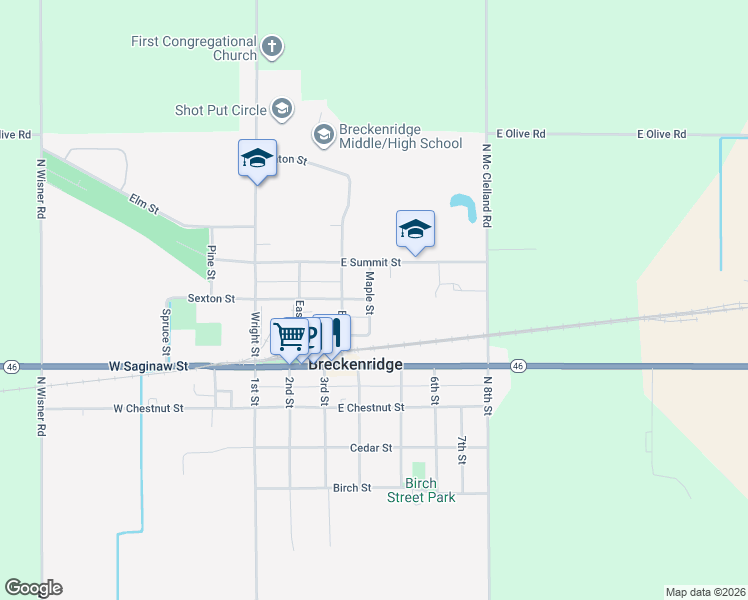 map of restaurants, bars, coffee shops, grocery stores, and more near 236 Maple Street in Breckenridge