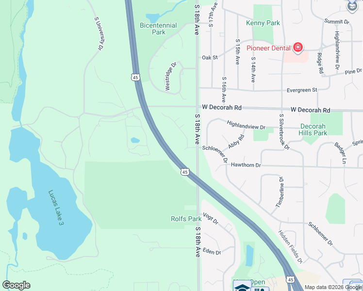 map of restaurants, bars, coffee shops, grocery stores, and more near 868 Weslyn Court in West Bend