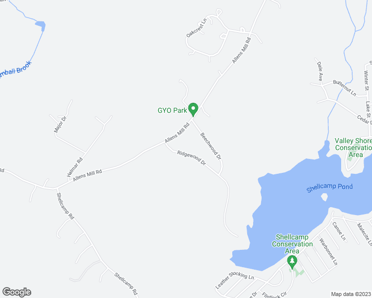 map of restaurants, bars, coffee shops, grocery stores, and more near 25 Ridgewood Drive in Gilmanton