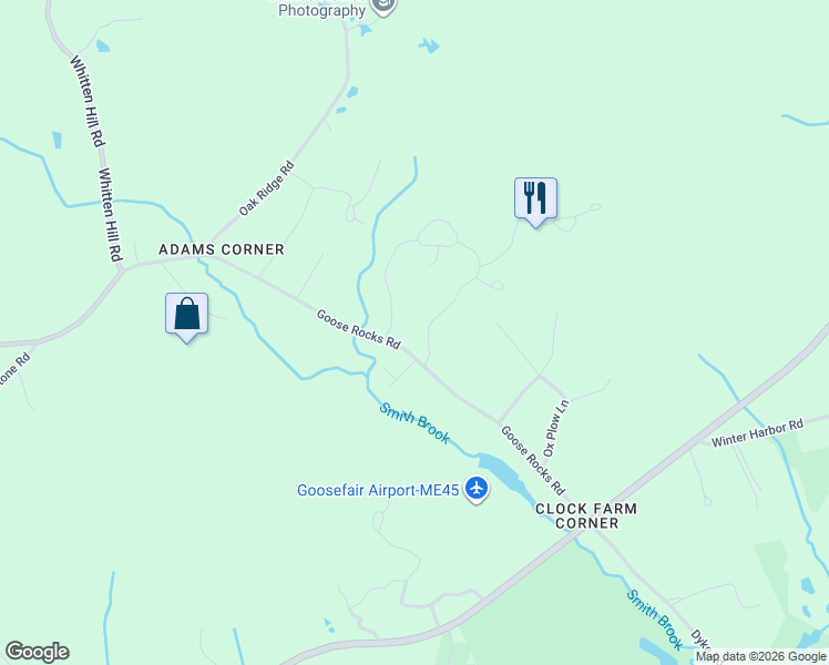 map of restaurants, bars, coffee shops, grocery stores, and more near 352 Goose Rocks Road in Kennebunkport
