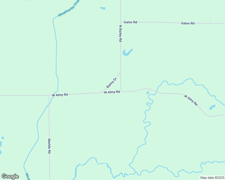 map of restaurants, bars, coffee shops, grocery stores, and more near 16030 West Almy Road in Howard City