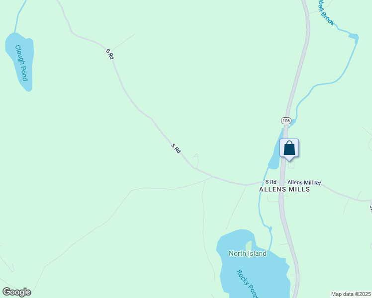 map of restaurants, bars, coffee shops, grocery stores, and more near 102 South Road in Gilmanton