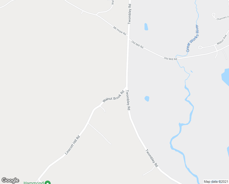 map of restaurants, bars, coffee shops, grocery stores, and more near 23 Walnut Brook Road in Sanford