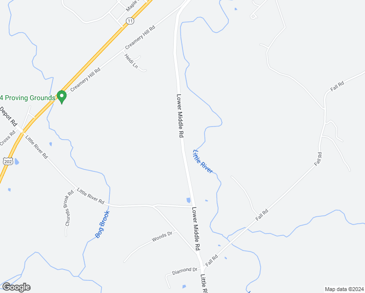 map of restaurants, bars, coffee shops, grocery stores, and more near 180 Lower Middle Road in Lebanon