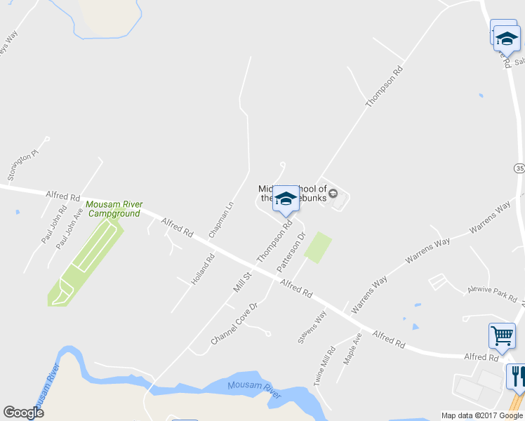 map of restaurants, bars, coffee shops, grocery stores, and more near 5 Remington in Kennebunk