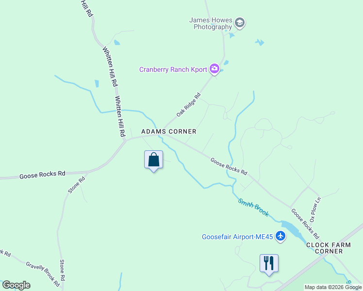 map of restaurants, bars, coffee shops, grocery stores, and more near 315 Goose Rocks Road in Kennebunkport