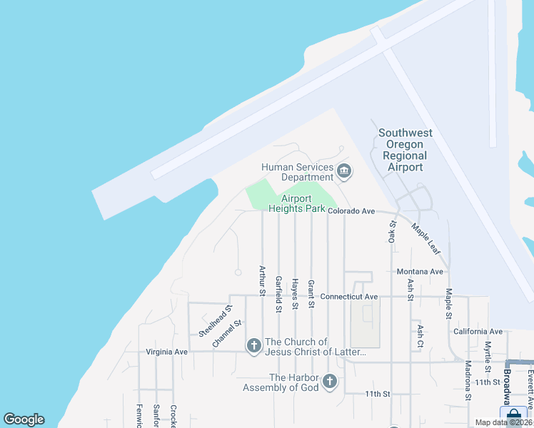 map of restaurants, bars, coffee shops, grocery stores, and more near 3295 Colorado Avenue in North Bend