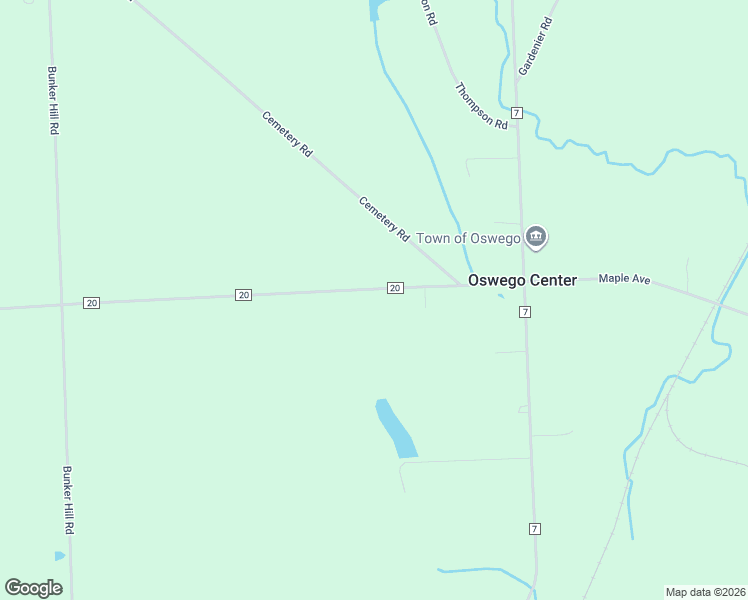 map of restaurants, bars, coffee shops, grocery stores, and more near 409 County Route 20 in Oswego