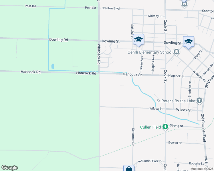map of restaurants, bars, coffee shops, grocery stores, and more near 5305-5399 Hancock Street in Montague