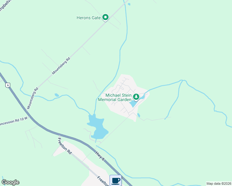 map of restaurants, bars, coffee shops, grocery stores, and more near Unnamed Road in Hamilton