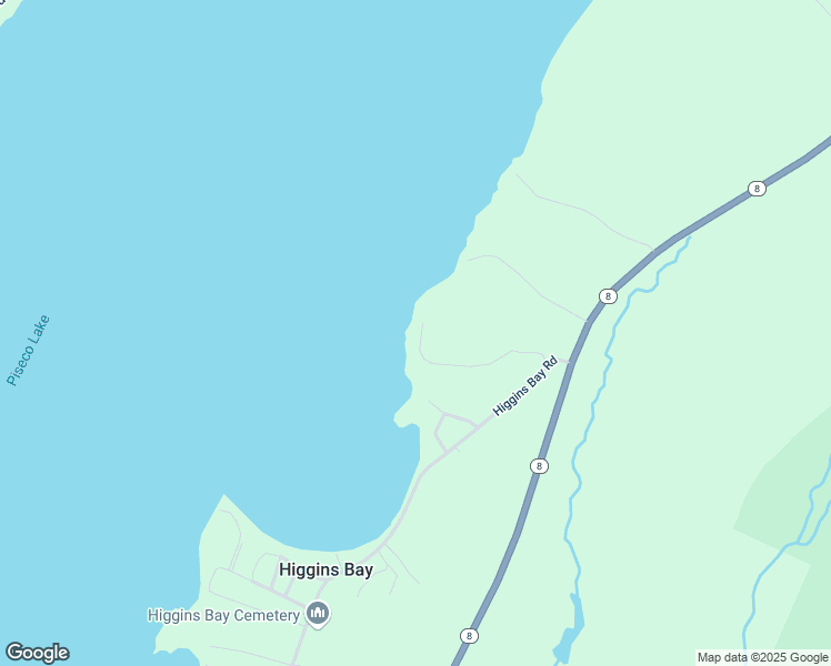 map of restaurants, bars, coffee shops, grocery stores, and more near 57 Eagle Hill Road in Piseco