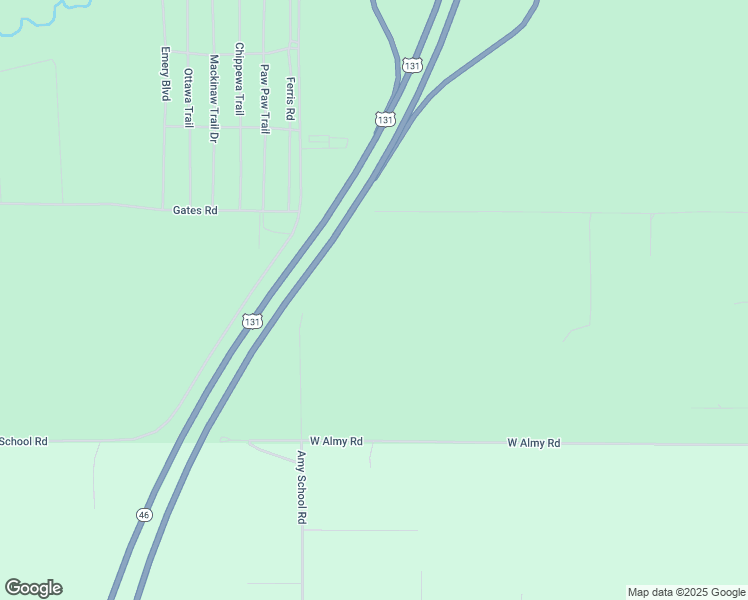 map of restaurants, bars, coffee shops, grocery stores, and more near in Howard City