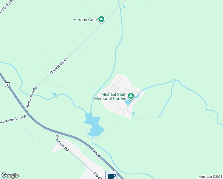 map of restaurants, bars, coffee shops, grocery stores, and more near Unnamed Road in Hamilton