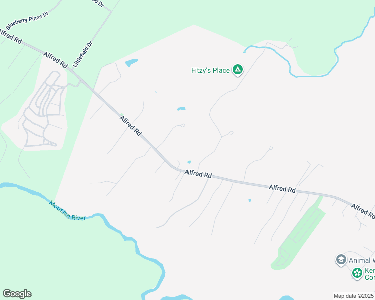 map of restaurants, bars, coffee shops, grocery stores, and more near 2 Westwoods Road in Kennebunk