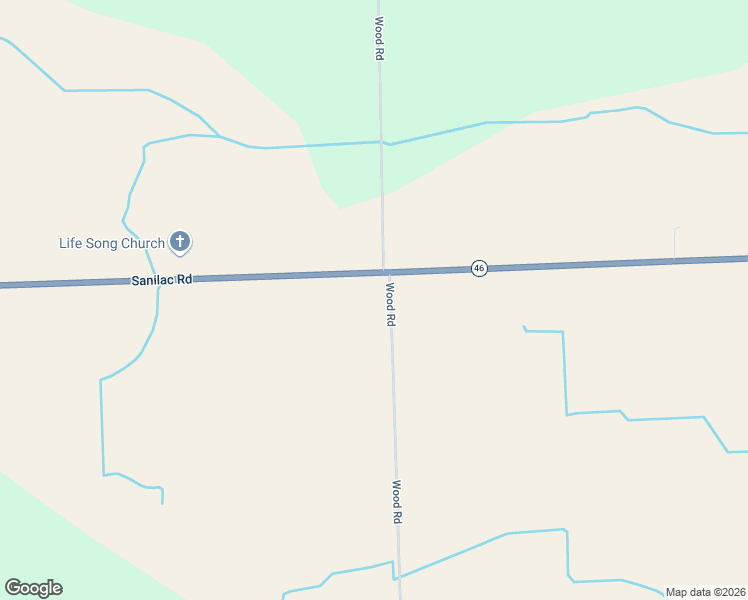 map of restaurants, bars, coffee shops, grocery stores, and more near 40 Wood Road in Marlette