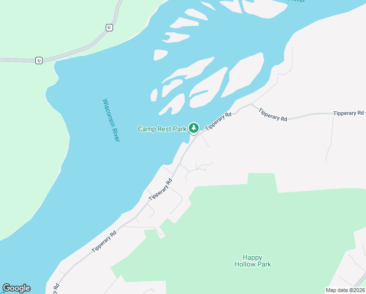 map of restaurants, bars, coffee shops, grocery stores, and more near N3765 Tipperary Road in Poynette