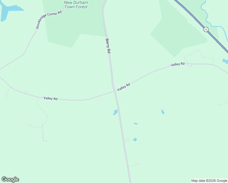 map of restaurants, bars, coffee shops, grocery stores, and more near 55 Valley Road in New Durham