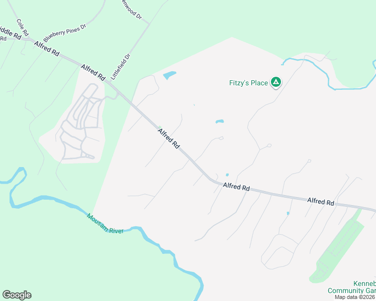 map of restaurants, bars, coffee shops, grocery stores, and more near 453 Alfred Road in Kennebunk