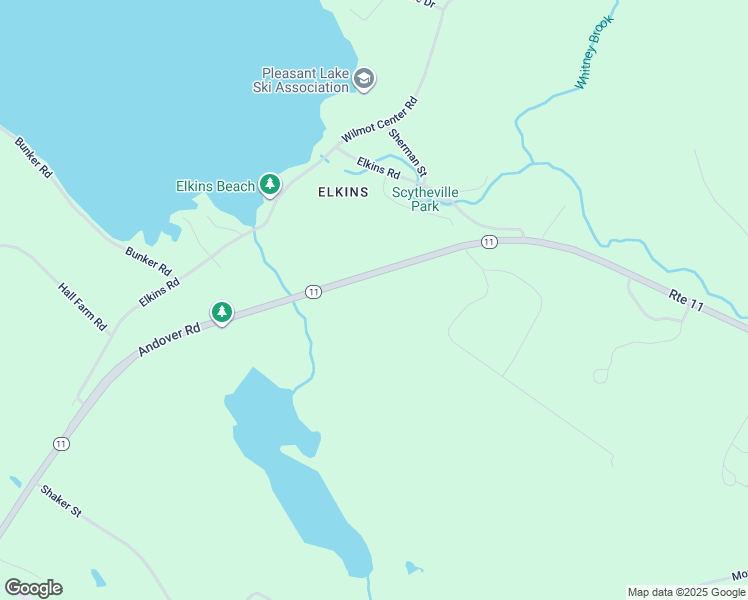 map of restaurants, bars, coffee shops, grocery stores, and more near 938 Andover Road in New London