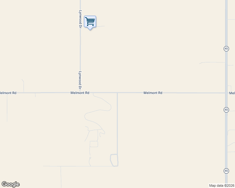 map of restaurants, bars, coffee shops, grocery stores, and more near 9748 Melmont Road in Melba