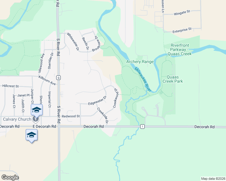 map of restaurants, bars, coffee shops, grocery stores, and more near 606 Creekwood Drive in West Bend