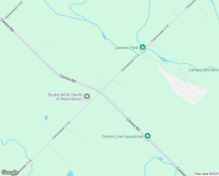 map of restaurants, bars, coffee shops, grocery stores, and more near 247 Concession 11 East in Hamilton