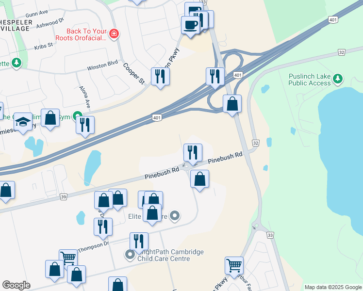 map of restaurants, bars, coffee shops, grocery stores, and more near 45 Tyler Street in Cambridge