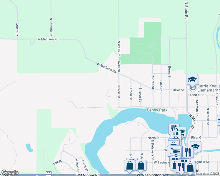 map of restaurants, bars, coffee shops, grocery stores, and more near 706 Fairway Drive in St. Louis