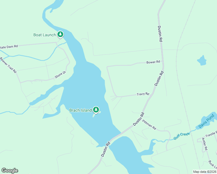 map of restaurants, bars, coffee shops, grocery stores, and more near 4107 Tracy Road in Forestport