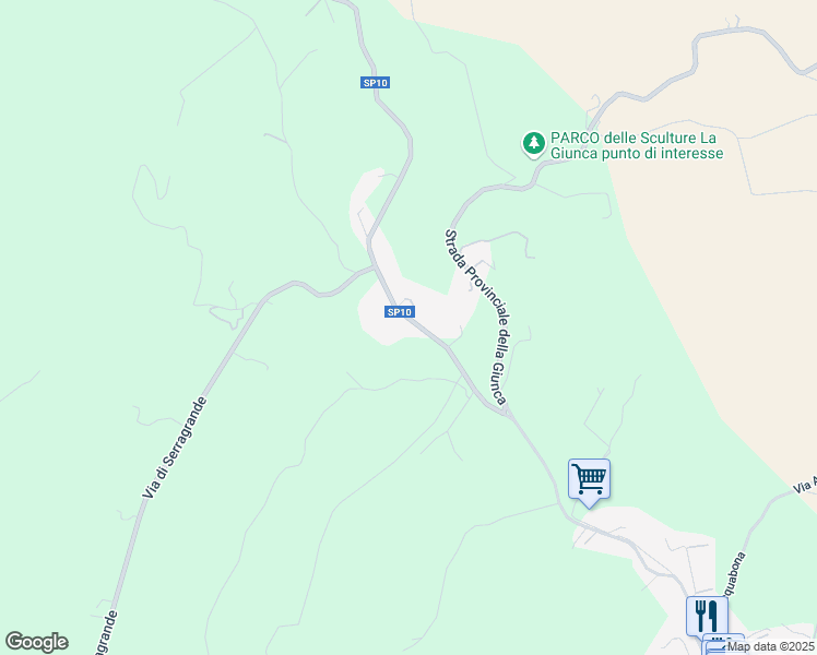 map of restaurants, bars, coffee shops, grocery stores, and more near 71 Località la Maestà in Provincia di Livorno