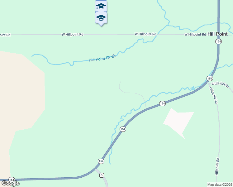 map of restaurants, bars, coffee shops, grocery stores, and more near S6327 Wisconsin 154 in Hill Point