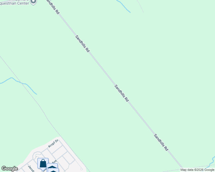 map of restaurants, bars, coffee shops, grocery stores, and more near 3052-3524 Sandhills Road in Baden