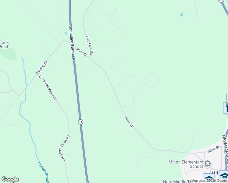 map of restaurants, bars, coffee shops, grocery stores, and more near 215 Silver Street in Milton