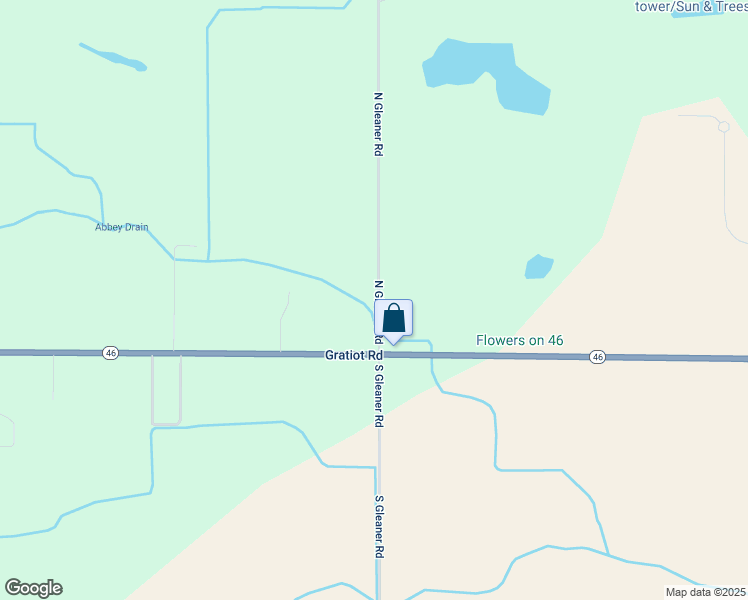 map of restaurants, bars, coffee shops, grocery stores, and more near 365 North Gleaner Road in Saginaw