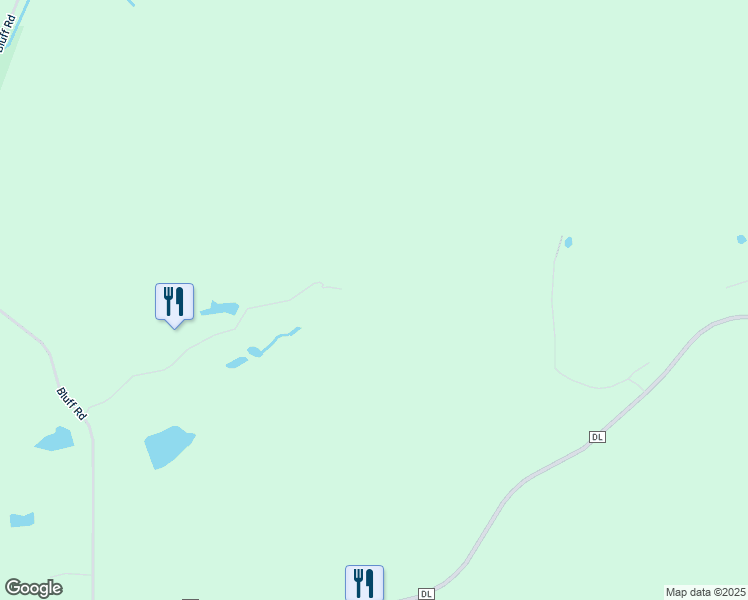 map of restaurants, bars, coffee shops, grocery stores, and more near S6330 Bluff Road in Merrimac
