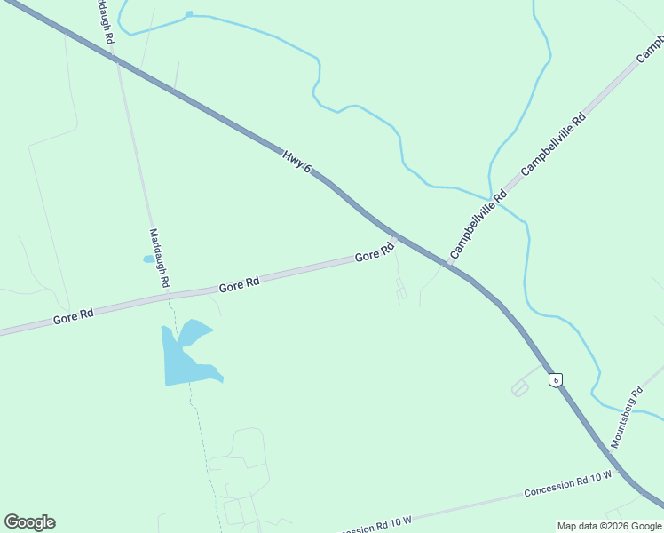 map of restaurants, bars, coffee shops, grocery stores, and more near 1032 Gore Road in Puslinch