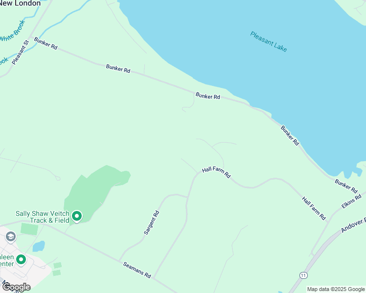 map of restaurants, bars, coffee shops, grocery stores, and more near 58 Kearsarge Road in New London