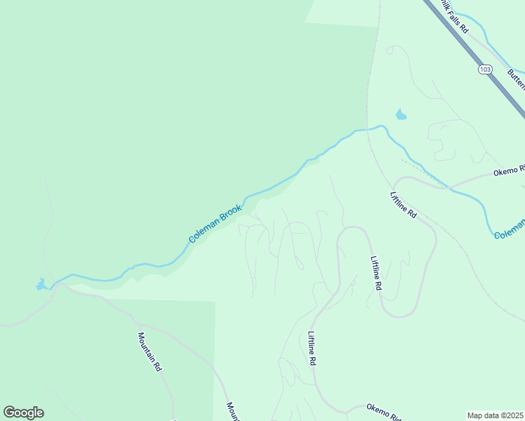 map of restaurants, bars, coffee shops, grocery stores, and more near 21 Coleman Brook Road in Windsor County