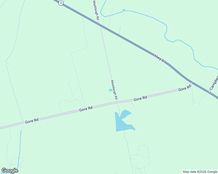 map of restaurants, bars, coffee shops, grocery stores, and more near 3920 Maddaugh Road in Puslinch