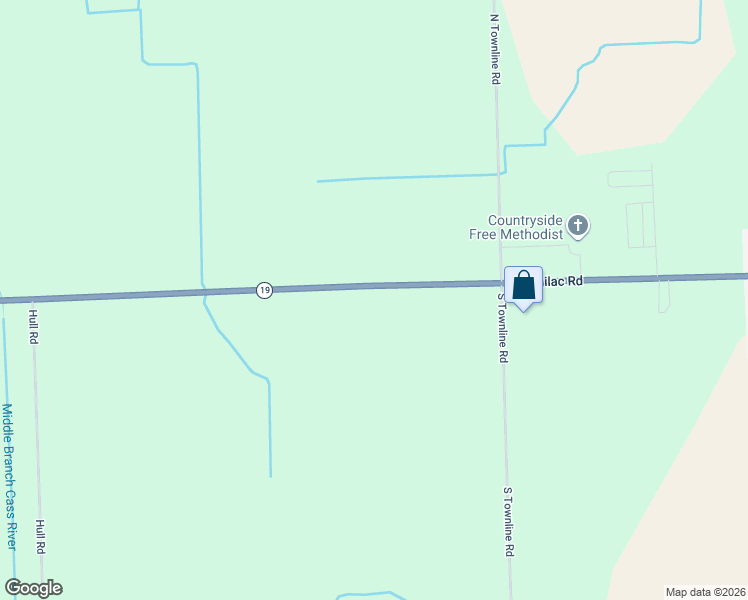 map of restaurants, bars, coffee shops, grocery stores, and more near 1145 Sanilac Road in Sandusky
