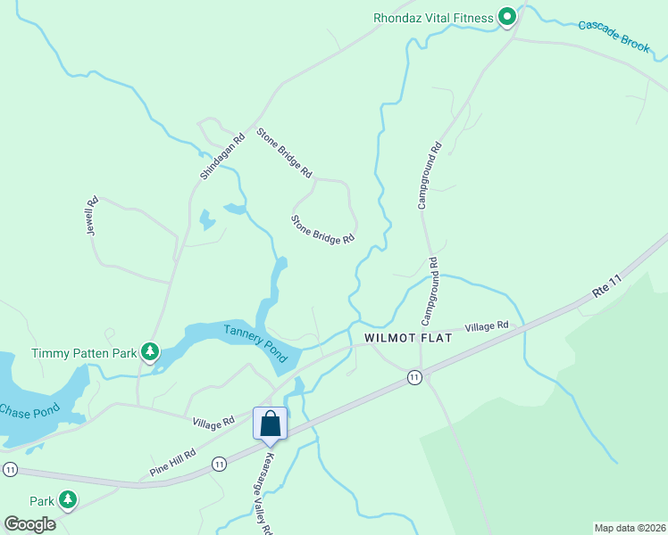 map of restaurants, bars, coffee shops, grocery stores, and more near Stone Bridge Road in Wilmot