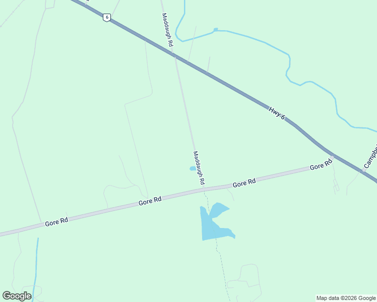 map of restaurants, bars, coffee shops, grocery stores, and more near 3924 Maddaugh Road in Puslinch
