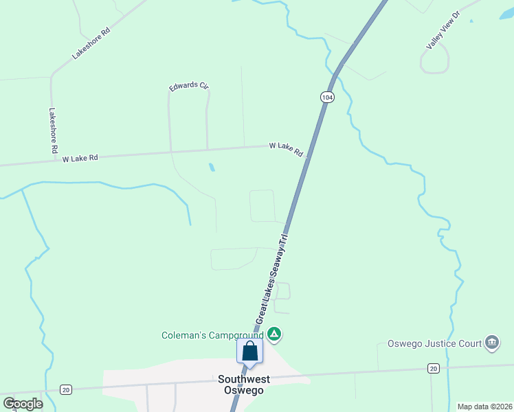 map of restaurants, bars, coffee shops, grocery stores, and more near 51 Broadview Dr in Oswego