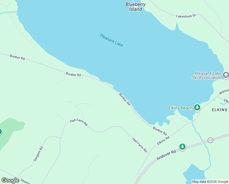 map of restaurants, bars, coffee shops, grocery stores, and more near 614 Bunker Road in New London