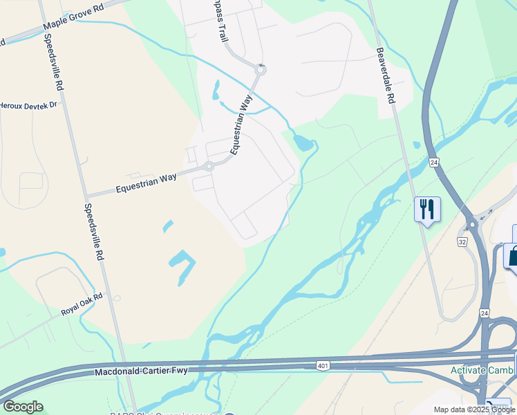 map of restaurants, bars, coffee shops, grocery stores, and more near 143 Ridge Road in Cambridge
