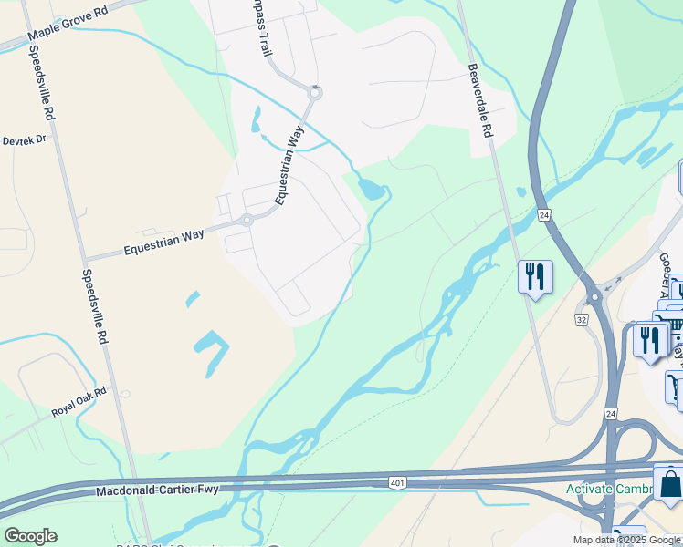 map of restaurants, bars, coffee shops, grocery stores, and more near 143 Ridge Road in Cambridge