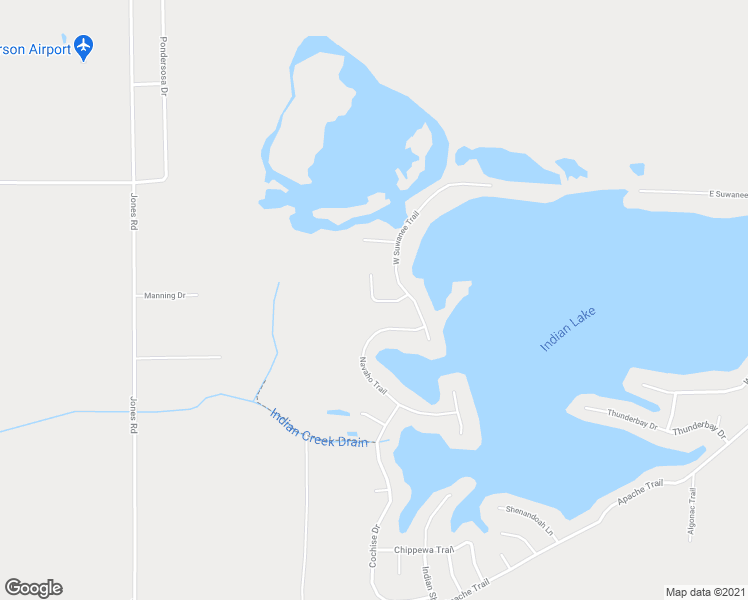 map of restaurants, bars, coffee shops, grocery stores, and more near 8510 Pontiac Drive in Howard City