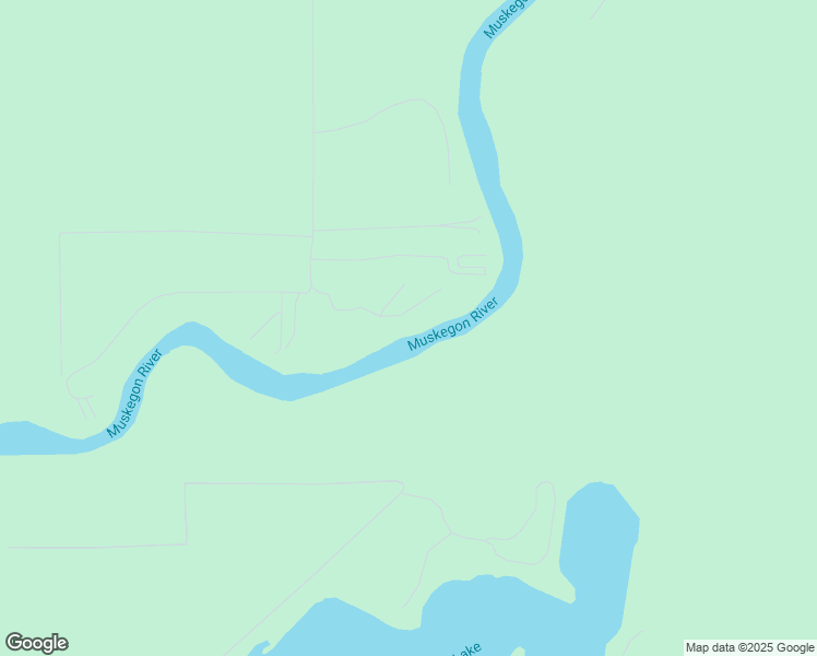 map of restaurants, bars, coffee shops, grocery stores, and more near 4986 Russell Road in Newaygo