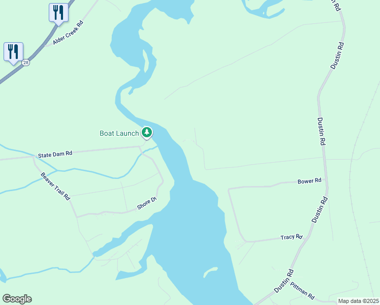 map of restaurants, bars, coffee shops, grocery stores, and more near 1165 Hemlock Hills Road in Forestport