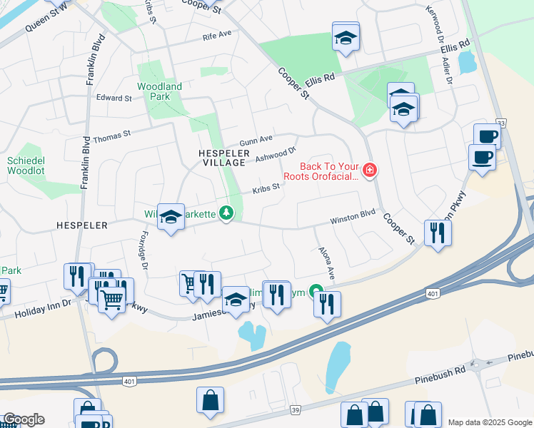 map of restaurants, bars, coffee shops, grocery stores, and more near 10 Stock Court in Cambridge